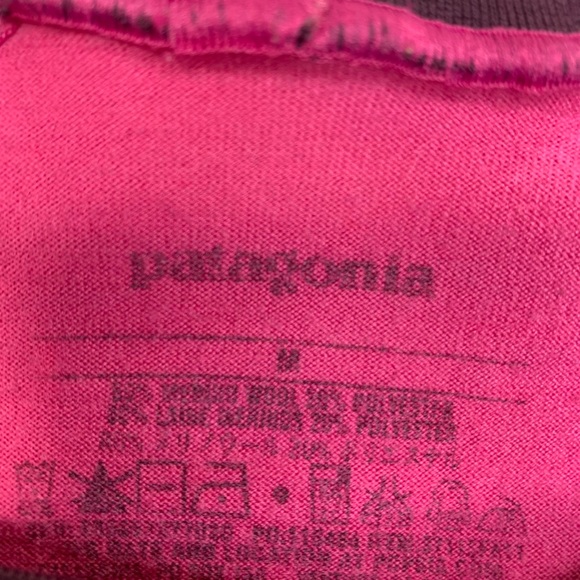 Patagonia Pink Purple Long Sleeve Athletic Top - Picture 6 of 8